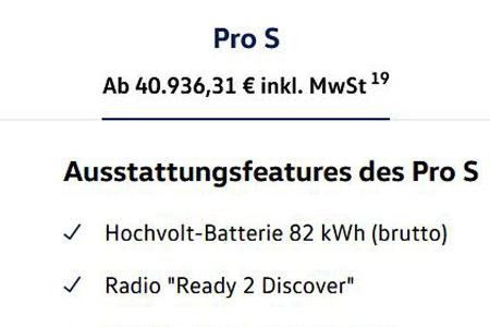 VW ID. 3 Konfigurator