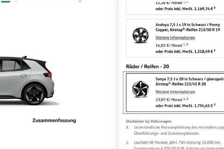 VW ID. 3 Konfigurator