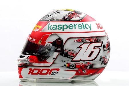 Charles Leclerc - Helm - GP Toskana - Mugello - 2020