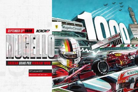 Ferrari - Poster - GP Toskana - Mugello - 2020
