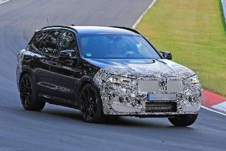 BMW X3 M Facelift Erlkönig