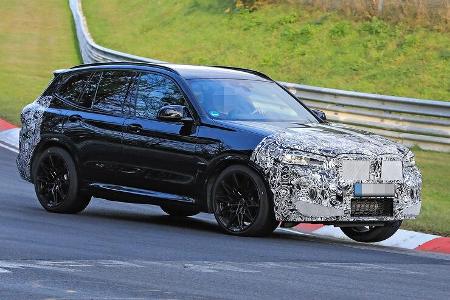 BMW X3 M Facelift Erlkönig