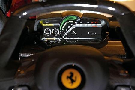 Ferrari LaFerrari, Anzeigeinstrumente