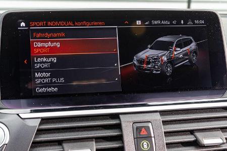 BMW X3 M40i, Interieur