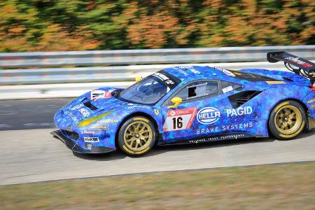 Ferrari 488 GT3 - Hella Pagid Racing One - Startnummer #16 - 24h-Rennen - Nürburgring - Nordschleife - Donnerstag - 24. Sept...