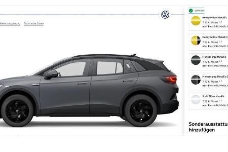 VW ID.4 Konfigurator 2021