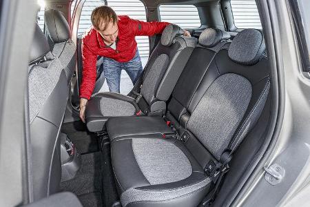 Mini Countryman, Rückbank