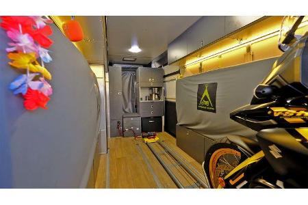 Motorrad-Camper