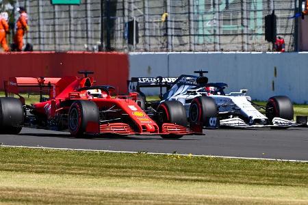 Sebastian Vettel - Ferrari - Formel 1 - GP 70 Jahre F1 - England - Silverstone - 7. August 2020