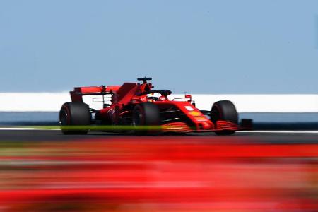 Sebastian Vettel - Ferrari - Formel 1 - GP 70 Jahre F1 - England - Silverstone - 7. August 2020