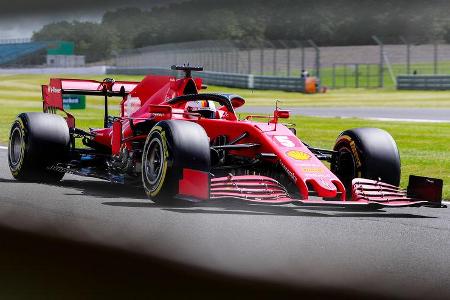 Sebastian Vettel - Ferrari - Formel 1 - GP England - Silverstone - 1. August 2020