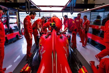 Sebastian Vettel - Ferrari - Formel 1 - GP England - Silverstone - 1. August 2020