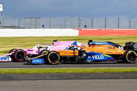 Carlos Sainz - McLaren - Formel 1 - GP England - Silverstone - 1. August 2020