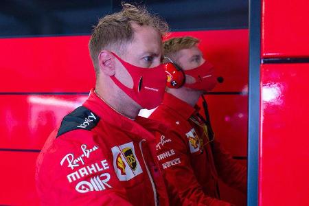 Sebastian Vettel - Ferrari - Formel 1 - GP England - Silverstone - 1. August 2020