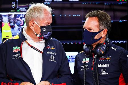 Helmut Marko & Christian Horner - Formel 1 - GP England - Silverstone - 1. August 2020