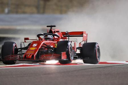 Sebastian Vettel - Ferrari - Formel 1 - GP Sakhir - Bahrain - Freitag - 4.12.2020