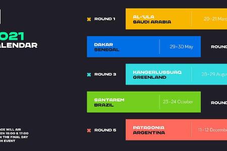 Extreme E - Rennserie - Elektro - Rennkalender