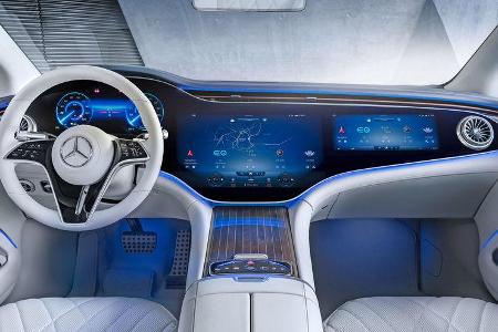 Mercedes EQS Interieur Hyperscreen