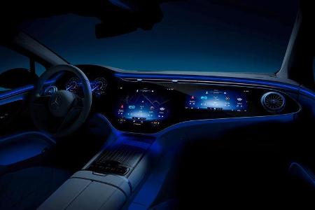 Mercedes EQS Interieur Hyperscreen