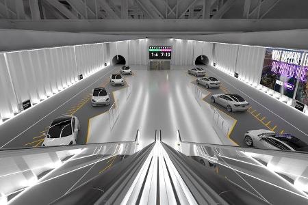 Boring Company Banhnhof Las Vegas Encore Hotel