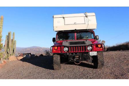Hummer H1 mit Callen Camper-Absetzkabine
