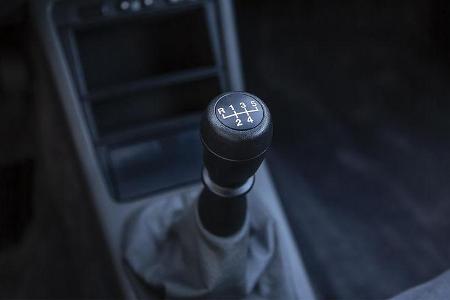 Wie alle hangeschaltenen Modelle verfügt auch dieser Volvo 480 über ein Fünfganggetriebe.