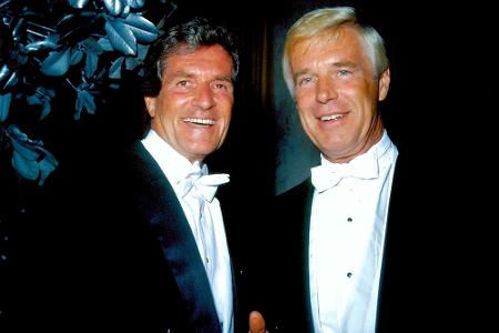 George Peppard (r., hier mit Hugh O'Brian), besser bekannt als Colonel John 