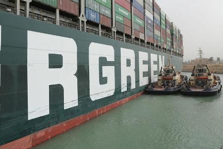 Suezkanal Ever Given Containerschiff Havarie