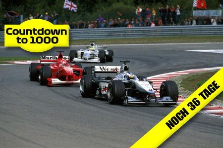 Miki Häkkinen - McLaren - Michael Schumacher - Ferrari - GP Belgien 2000