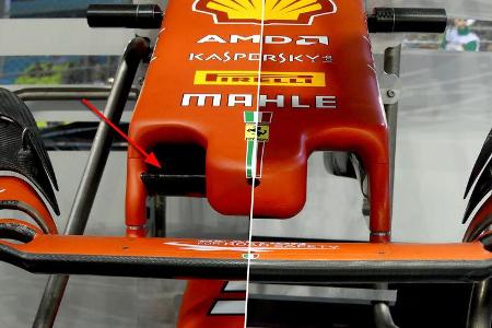 Ferrari - Formel 1 -Technik-Updates - 2019