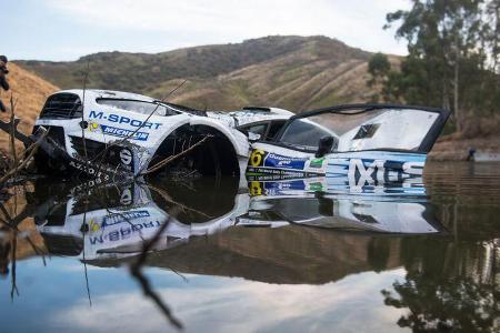 Rallye Mexiko 2015 - M-Sport World Rallye Team - Unfall - Ford Fiesta RS WRC - Ott Tänak