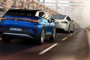 Warum Tesla noch eine Weile vor VW liegen wird