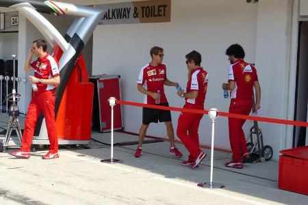 Sebastian Vettel - Ferrari - GP Ungarn - Budapest - Donnerstag - 23.7.2015