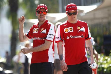Vettel & Räikkönen - Ferrari - Formel 1 - GP Malaysia - 28. März 2015 Vettel & Räikkönen - Ferrari - Formel 1 - GP Malaysia - 28. März 2015