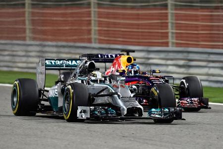 Hamilton & Vettel - Formel 1 - GP Bahrain - Sakhir - 5. April 2014