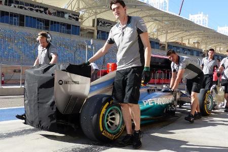 Lewis Hamilton - Mercedes - Formel 1 - Bahrain - Test - 2. März 2014 Lewis Hamilton - Mercedes - Formel 1 - Bahrain - Test - 2. März 2014