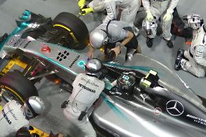 Rosberg-Drama aus der Vogelperspektive