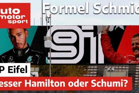 Formel Schmidt GP der Eifel 2020: Hamilton besser als Schumi? Formel Schmidt GP der Eifel 2020: Hamilton besser als Schumi?