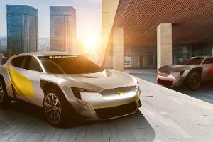 Renngaudi mit Elektro-Mini-SUVs