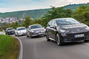 Vier E-Autos im Test. Welches überzeugt?