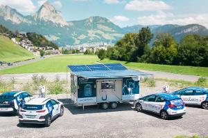 Mobile Ladestation für Elektroautos