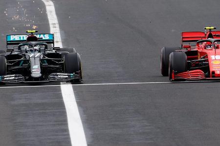 Valtteri Bottas - Mercedes - Charles Leclerc - Ferrari - GP Ungarn 2020