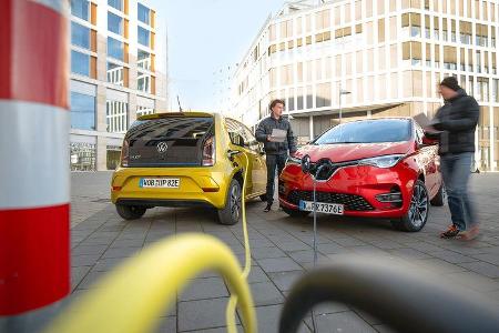 Renault Zoe und VW E-Up ams 0720