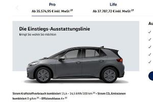 So teuer kann der kompakte E-VW werden!