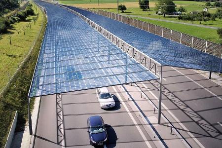 Solarautobahn Solardach