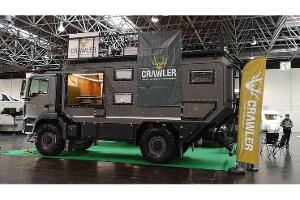 Wohnkabine im Military-Look