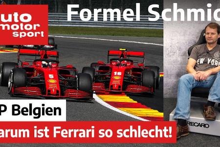 Video Formel Schmidt GP Belgien: Ist Ferrari noch zu retten? Video Formel Schmidt GP Belgien: Ist Ferrari noch zu retten?