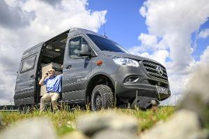 Sprinter-Campingbus mit 2-Meter-Bett