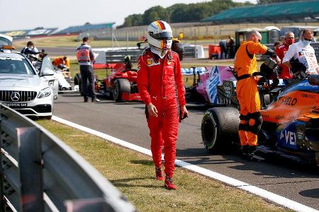 Sebastian Vettel - Ferrari - GP 70 Jahre F1 - Silverstone