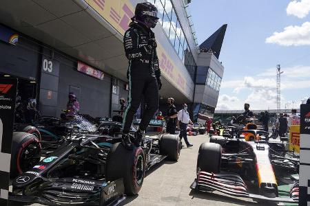 Lewis Hamilton - Mercedes - Formel 1 - GP England - Silverstone - 1. August 2020